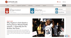 Desktop Screenshot of capradio.org